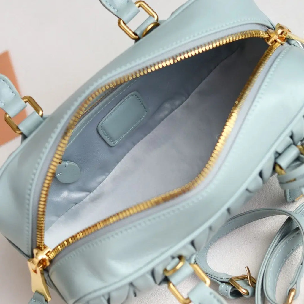 Luxury Top-Handle Handbag – Smooth Genuine Leather Messenger Bag for Women