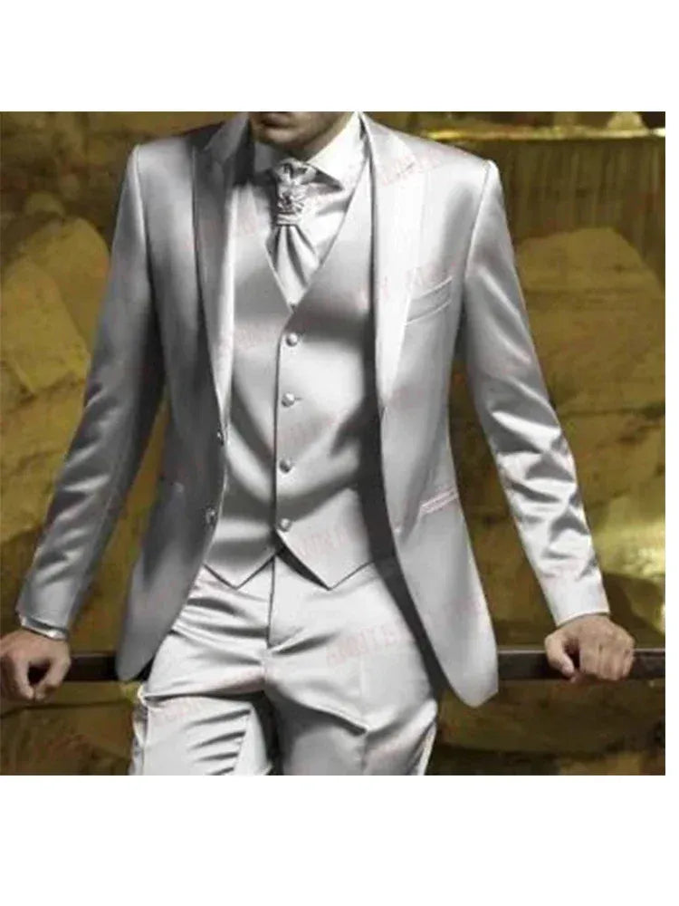Men's Three-Piece Formal Wedding Suit