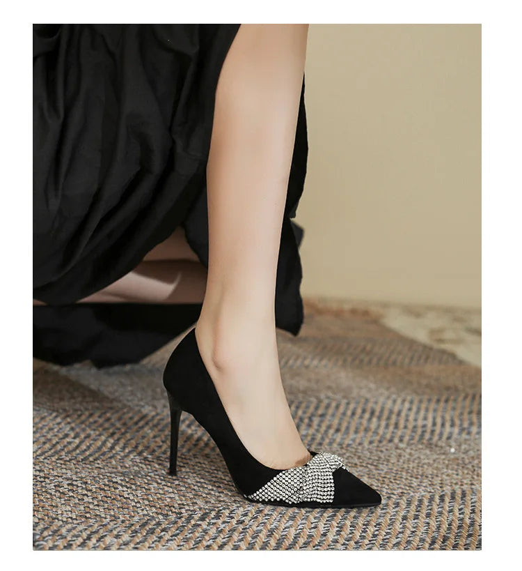 Rhinestone High Heels Women Pumps Elegant LADYLYS