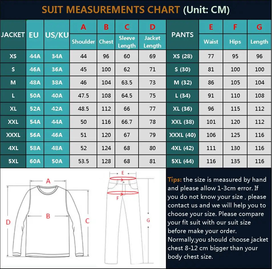 Men's Three-Piece Wedding & Party Suit