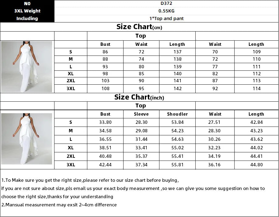 Elegant Tow Piece Set Women Outfit Backless Top Hundred Pleated Wide Leg Pants LADYLYS