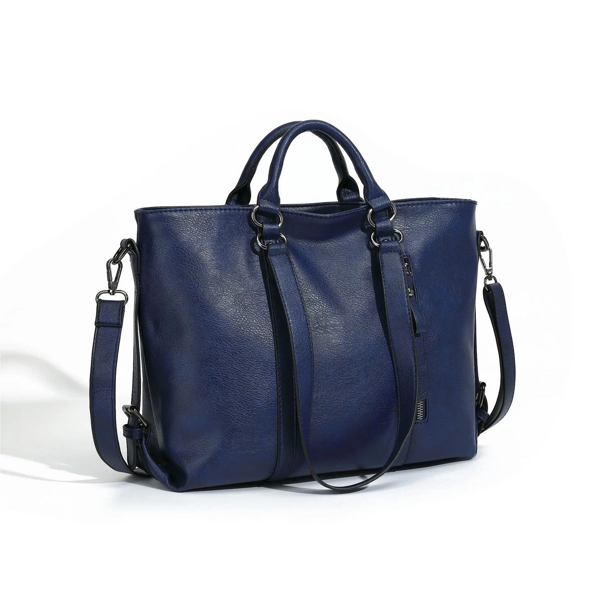 Soft PU Tote Bag for Women – Multi-Pocket Shoulder Handbag