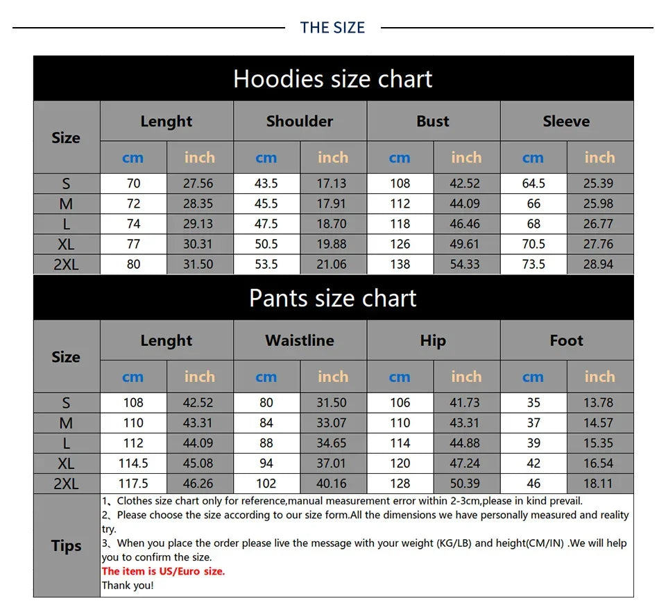 Men's 2-Piece Tracksuit Set – Sweatshirt & Jogger Pants
