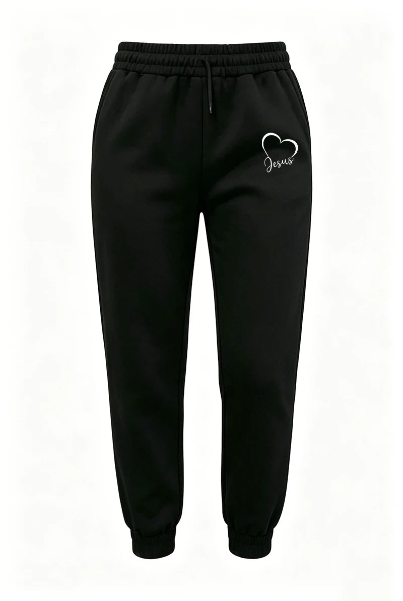 Women's Casual Hooded Sweatshirt & Jogger Pants Set — Streetwear Tracksuit
