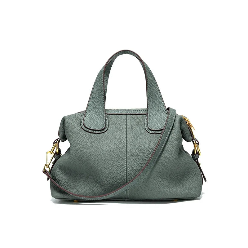 Natural Cow Leather Bag Female Retro Cowhide Crossbody LADYLYS