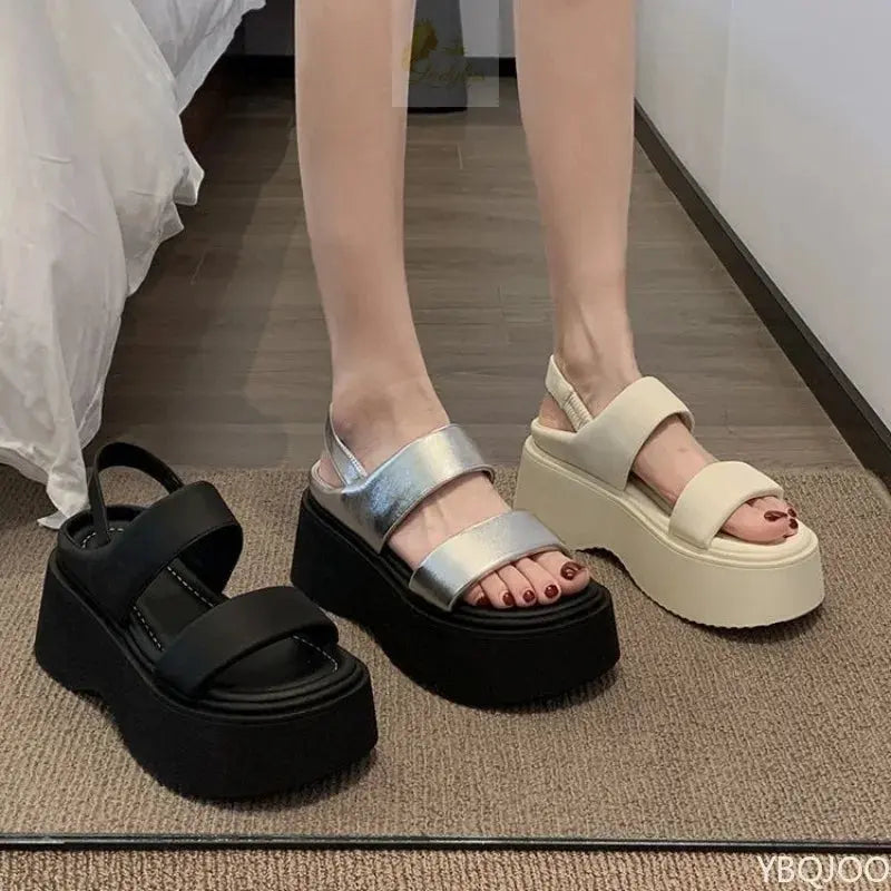 Sponge Cake Soled Sandals for Women's Summer New Style LADYLYS