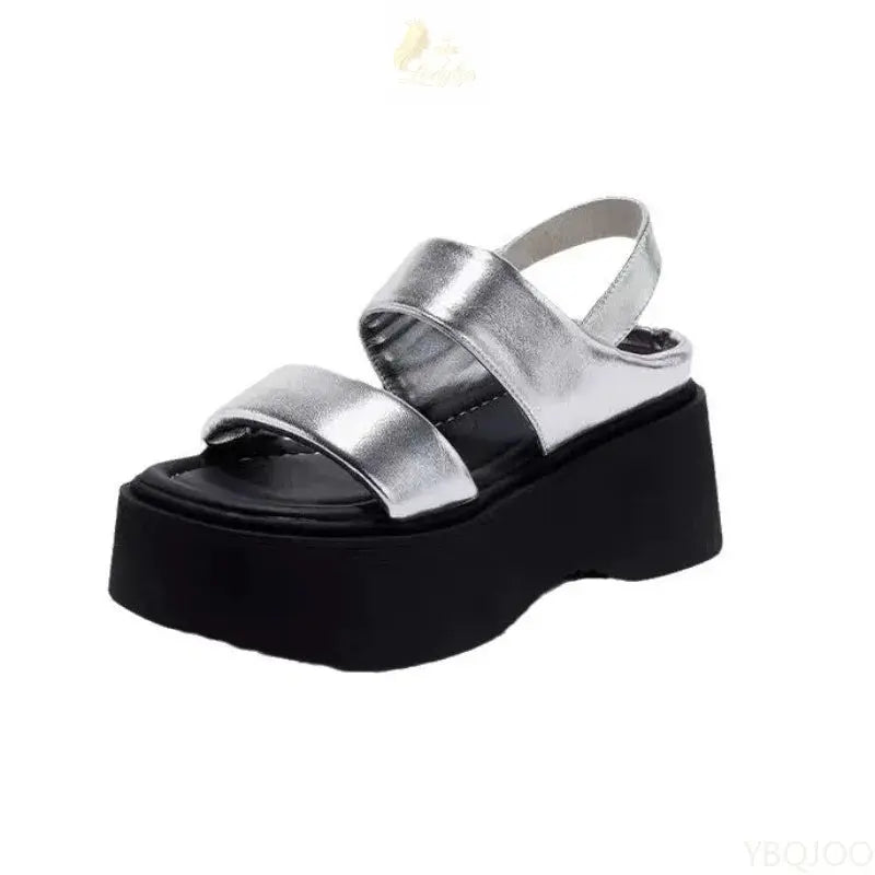 Sponge Cake Soled Sandals for Women's Summer New Style LADYLYS