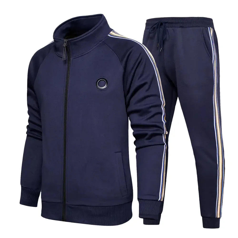 Men's 2-Piece Tracksuit Set – Sweatshirt & Jogger Pants