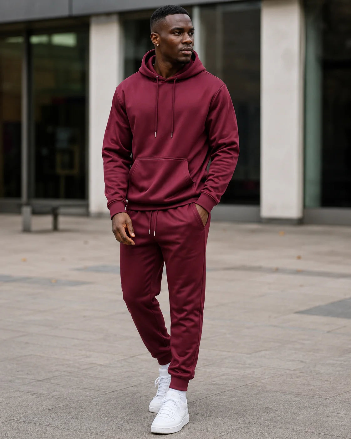 Men's Hoodie & Jogger Tracksuit Set – 10 Colors | Casual Streetwear