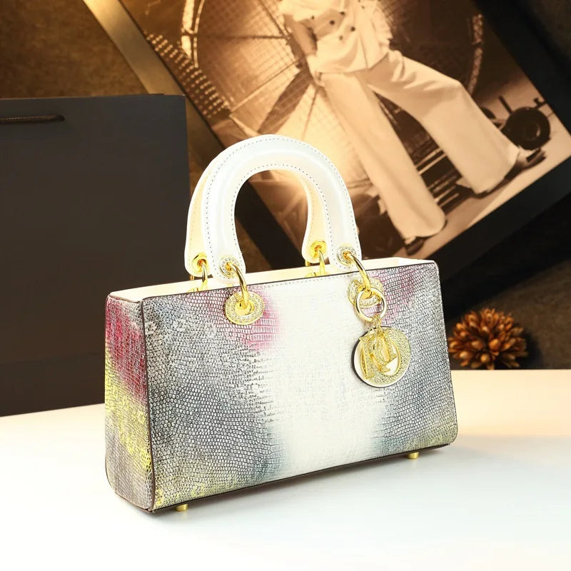 Elegant Snake Skin Pattern Crossbody Bag Women's Fashion Shoulder Luxury LADYLYS