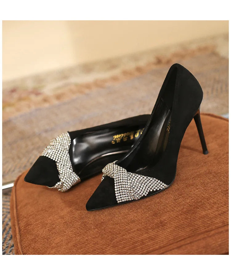 Rhinestone High Heels Women Pumps Elegant LADYLYS