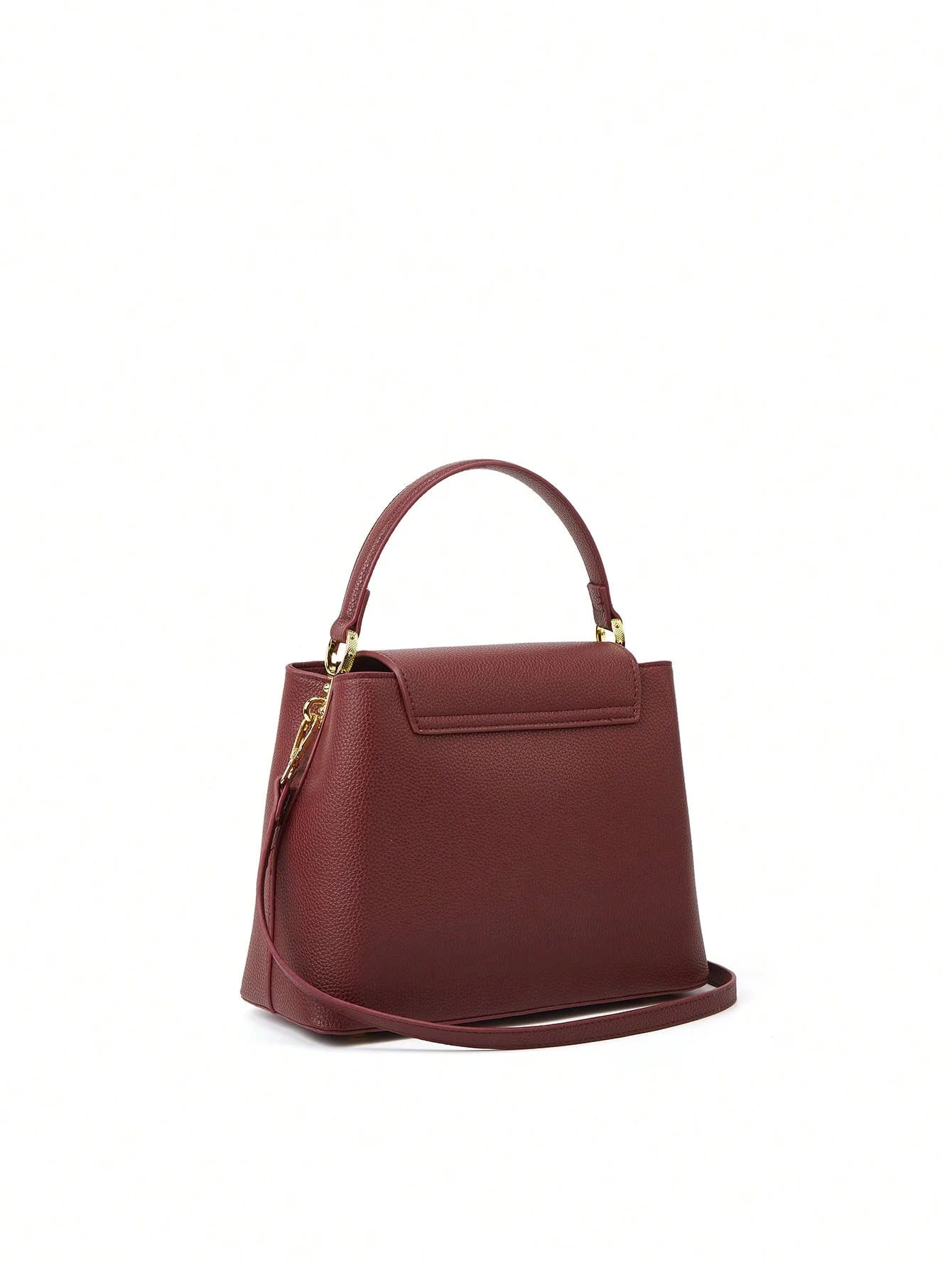 V-shaped decorative handheld fashionable messenger bag trendy bucket small bag LADYLYS