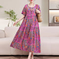 Summer Dresses Cotton Vintage Casual Print LADYLYS