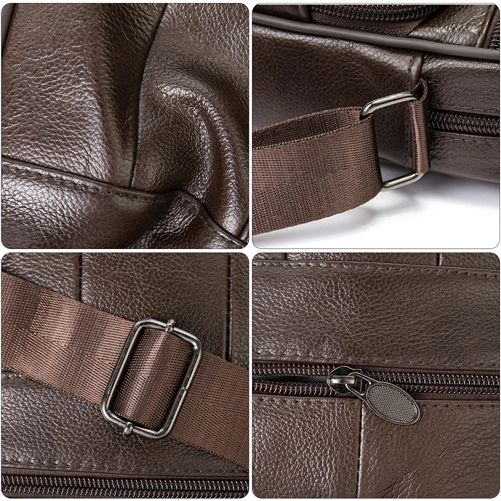WESTAL Genuine Leather Shoulder Bags Husband Small Crossbody LADYLYS