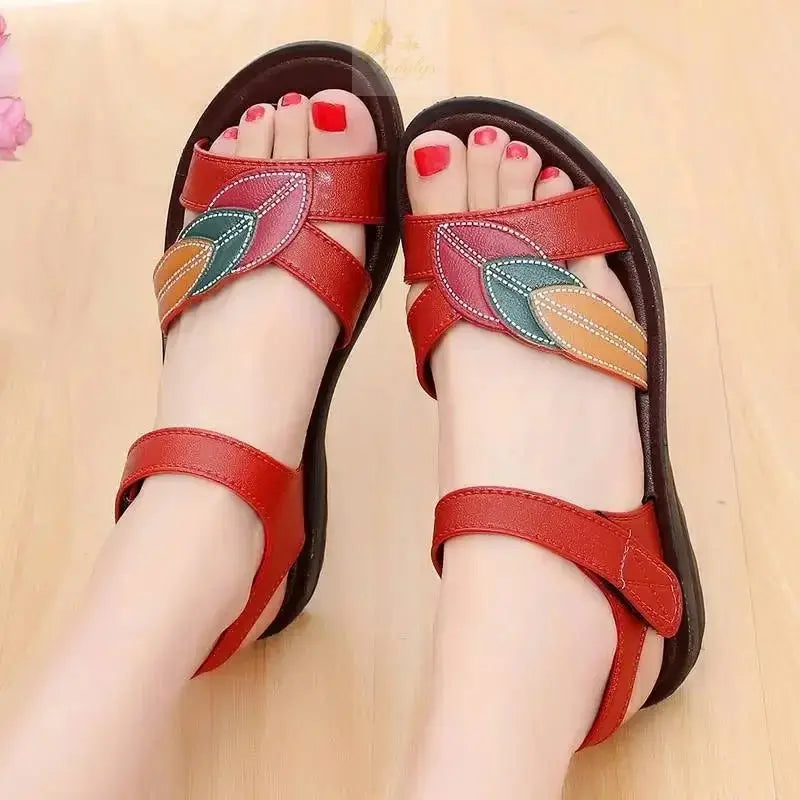 Comfortable Women's Sandals Thick Heel Soft Bottom Anti-Slip LADYLYS