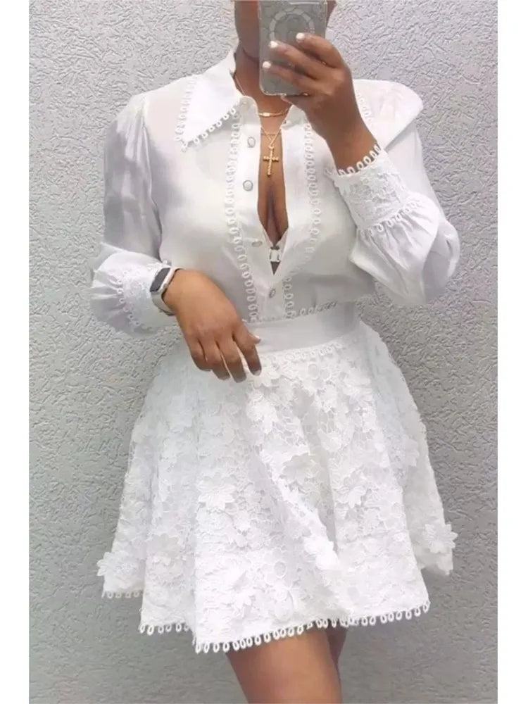 Women's Elegant Two-Piece Skirt Suit – Spring & Summer Fashion Set