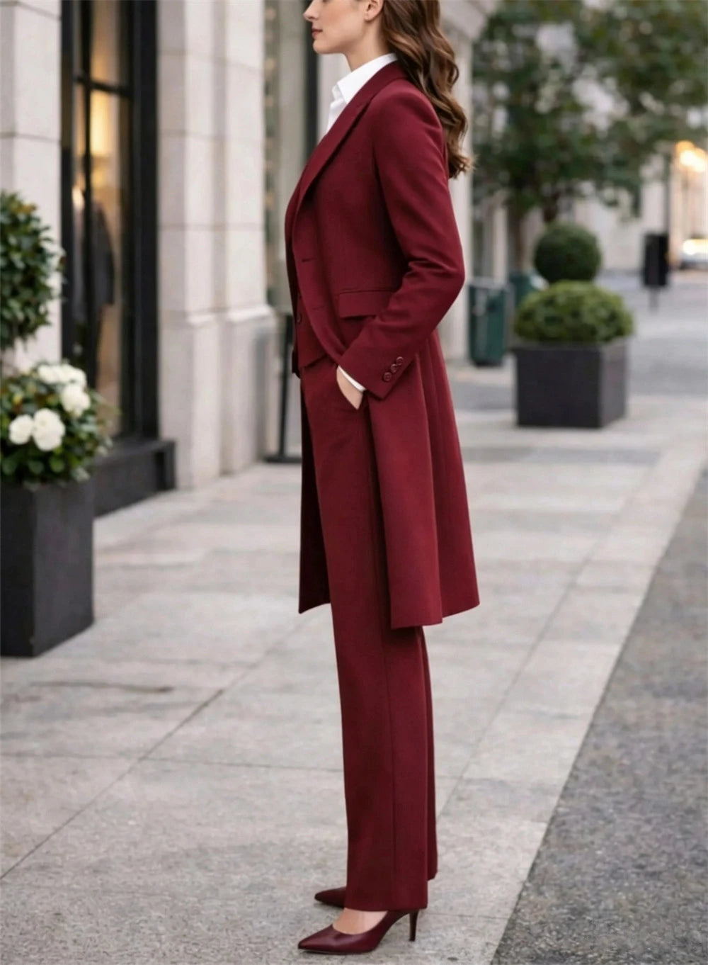 Suit 3 Pieces Elegant Official Outfits Formal Event Wear Formal Outfit (Jacket+Vest+Pants) LADYLYS