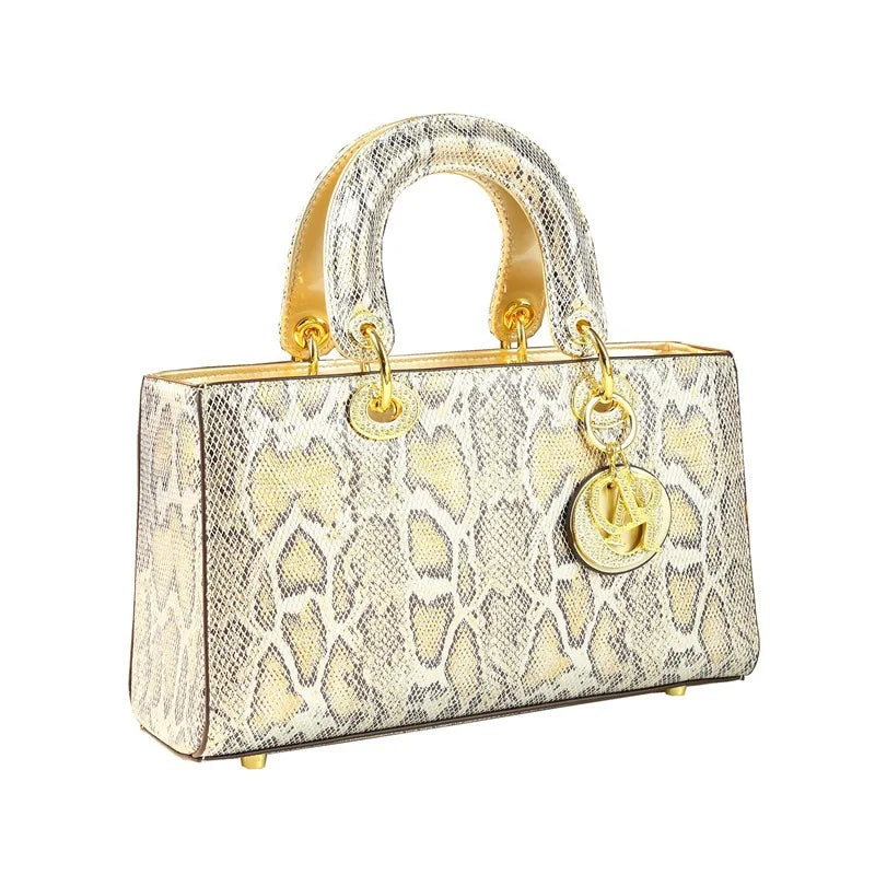 Elegant Snake Skin Pattern Crossbody Bag Women's Fashion Shoulder Luxury LADYLYS