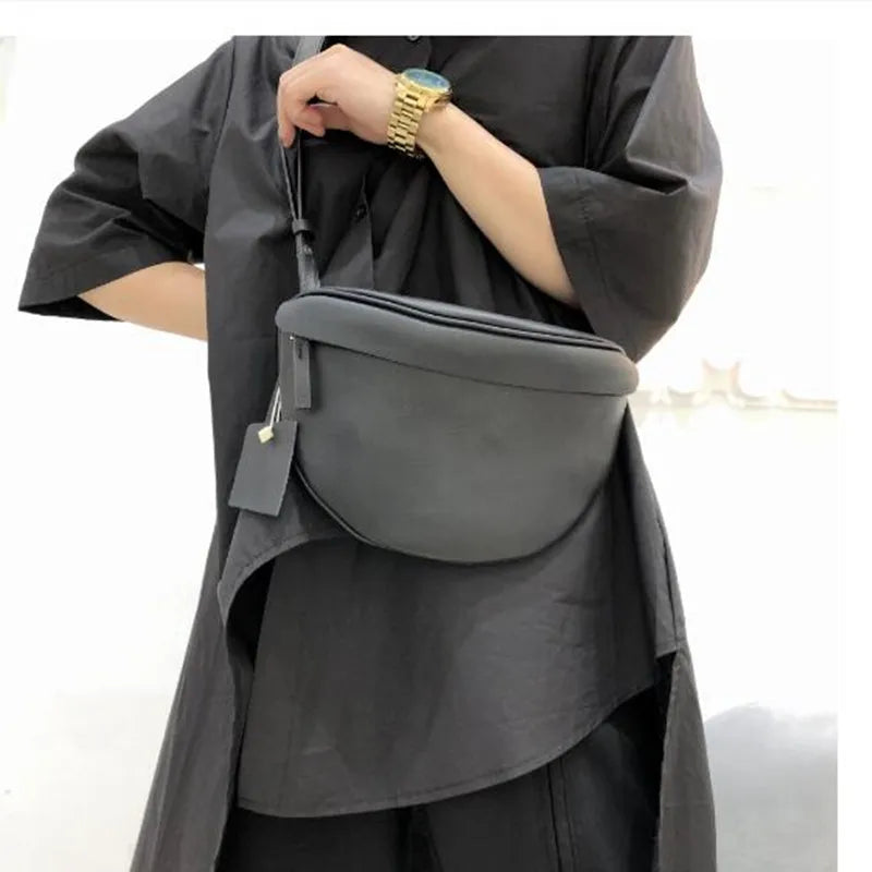 Women's Genuine Cow Leather Saddle Shoulder Bag