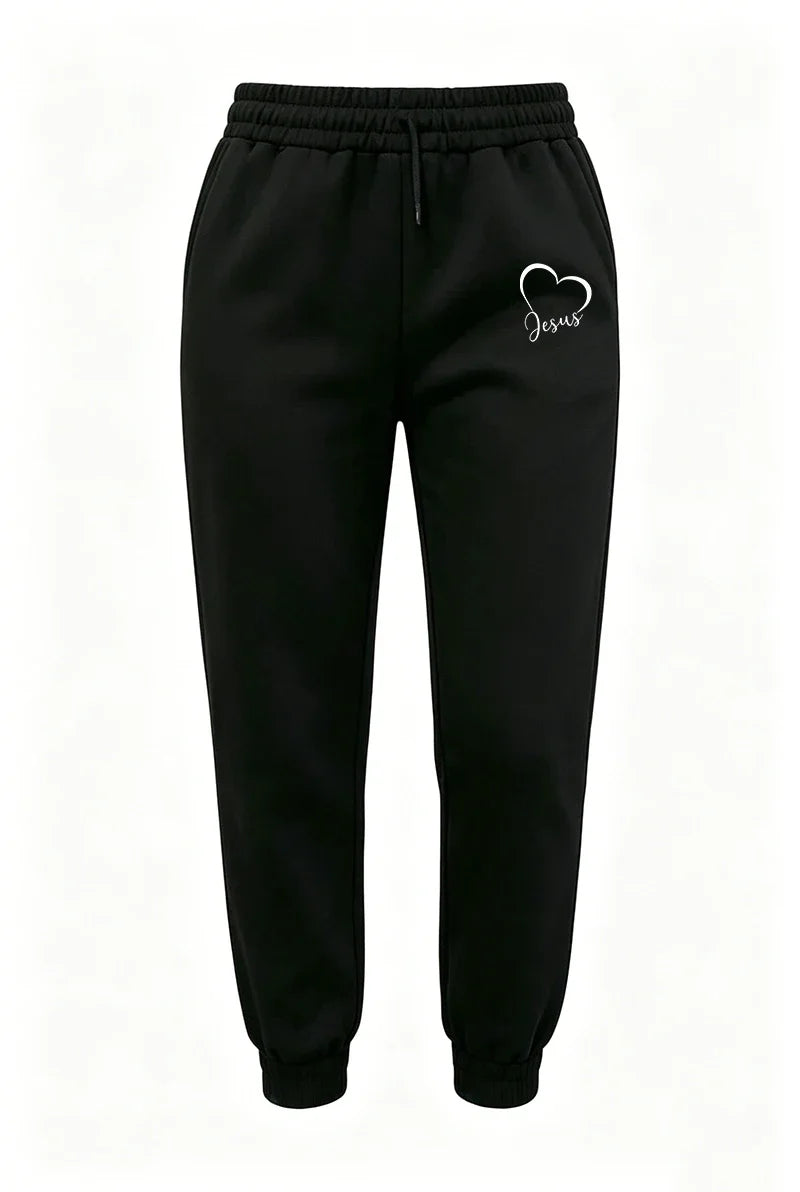 Women's Casual Hooded Sweatshirt & Jogger Pants Set — Streetwear Tracksuit