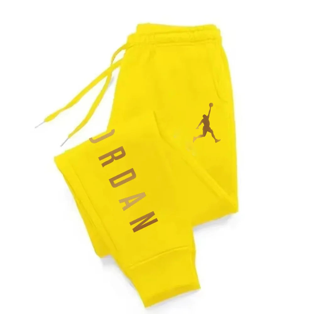 Men's Harajuku Letter Print Casual Sports Pants — Loose Fit Fitness Joggers