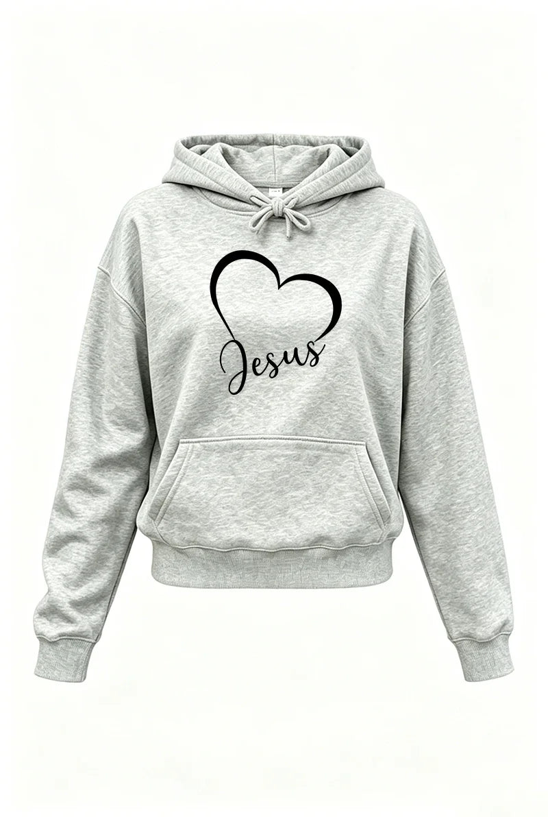 Women's Casual Hooded Sweatshirt & Jogger Pants Set — Streetwear Tracksuit