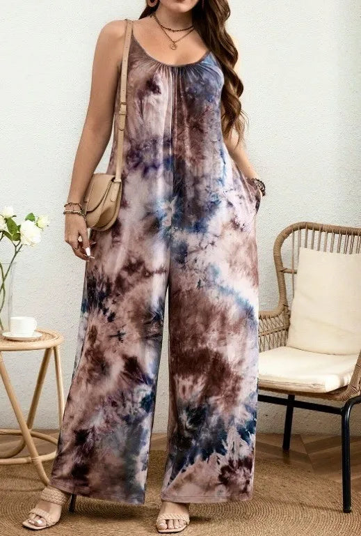 Jumpsuit Printed Casual Pants European Style Fashion LADYLYS