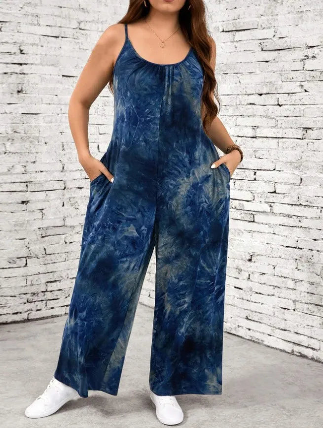 Jumpsuit Printed Casual Pants European Style Fashion LADYLYS