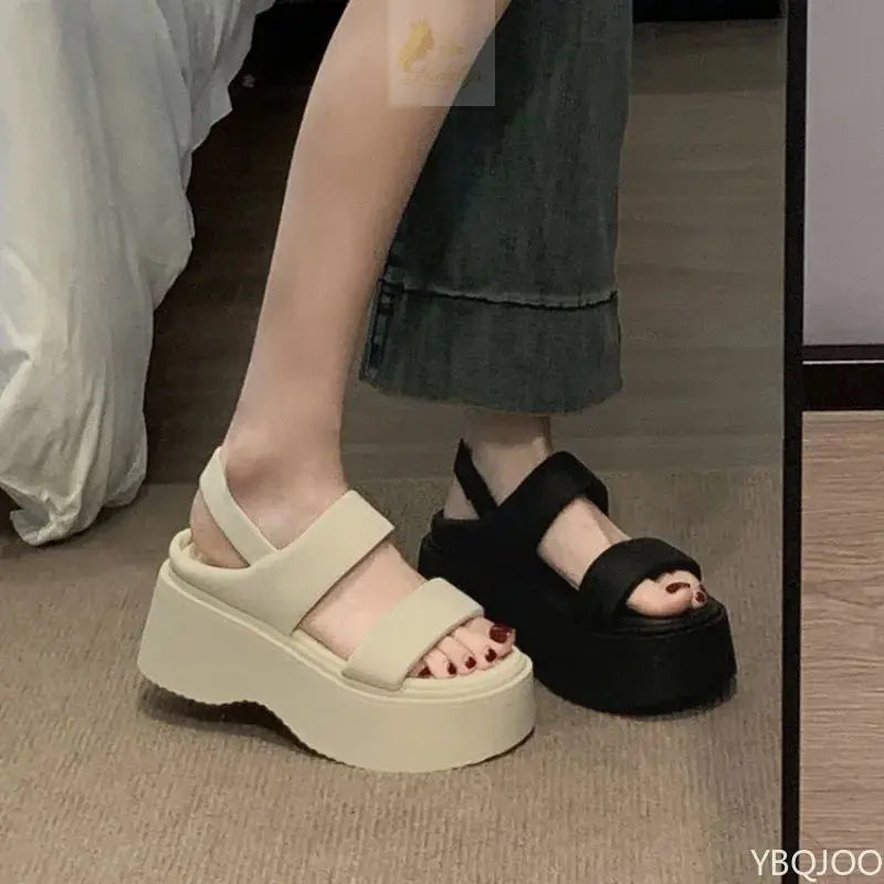 Sponge Cake Soled Sandals for Women's Summer New Style LADYLYS