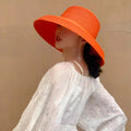 Summer Hepburn Style Vintage Design Big Eaves Straw Hat LADYLYS
