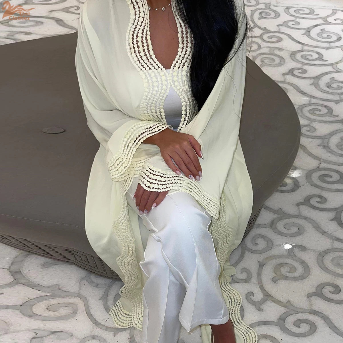 Uni New Islamic Clothing Women Abaya Dubai Luxury Embroidery LADYLYS