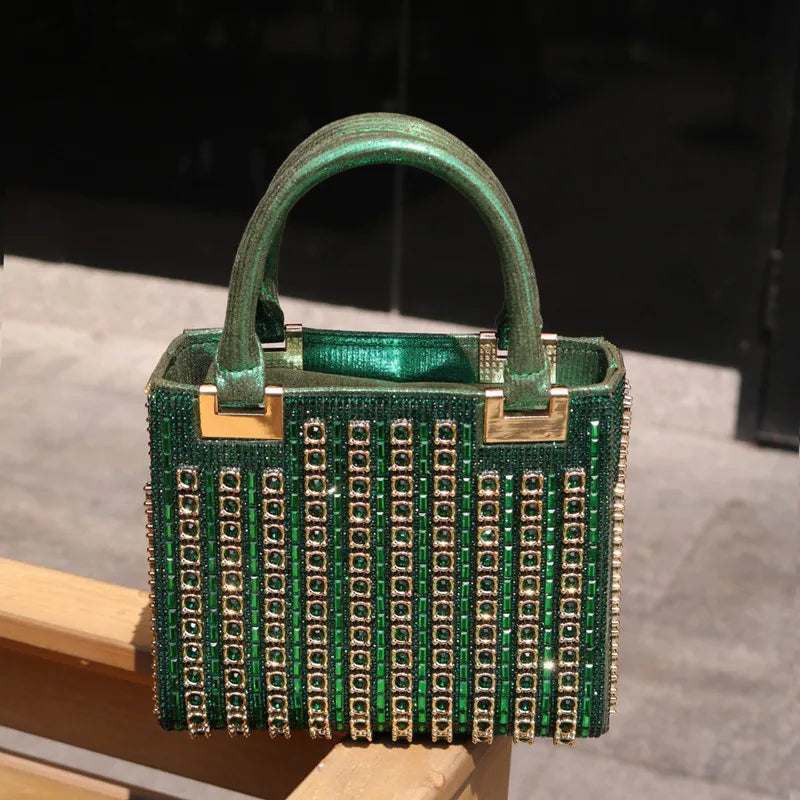 Luxury High-end Crystal Diamond Women Evening Clutch Bag LADYLYS