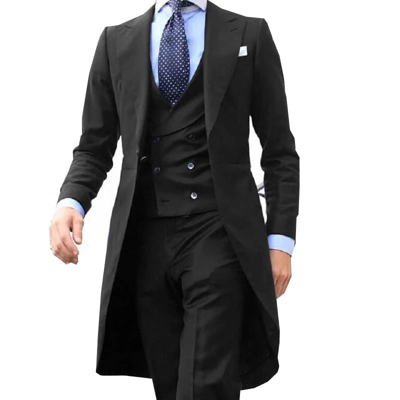 Formal Men Suit Groom, Business Male Tuxedos 3 Piece Set LADYLYS