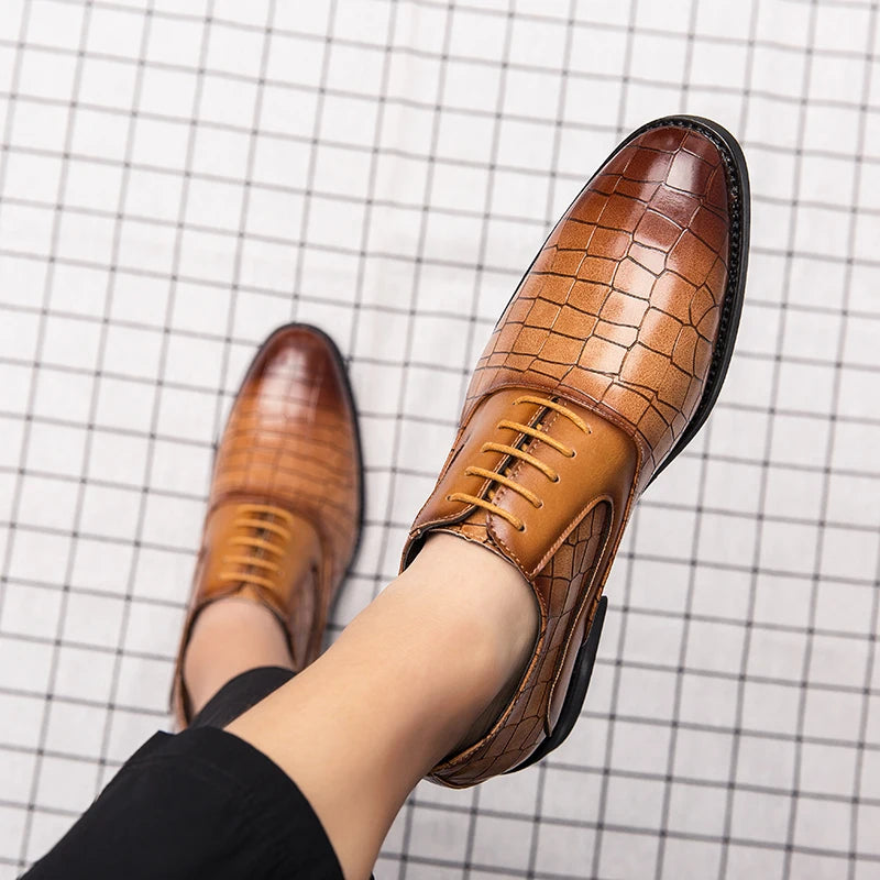 Italian high-quality Leather Shoes for Men Big size:38-48 LADYLYS