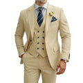 3 Piece Slim Fit For Men Double Breasted Suit Wedding Prom Suits Formal Business Dinner Tuxedo LADYLYS