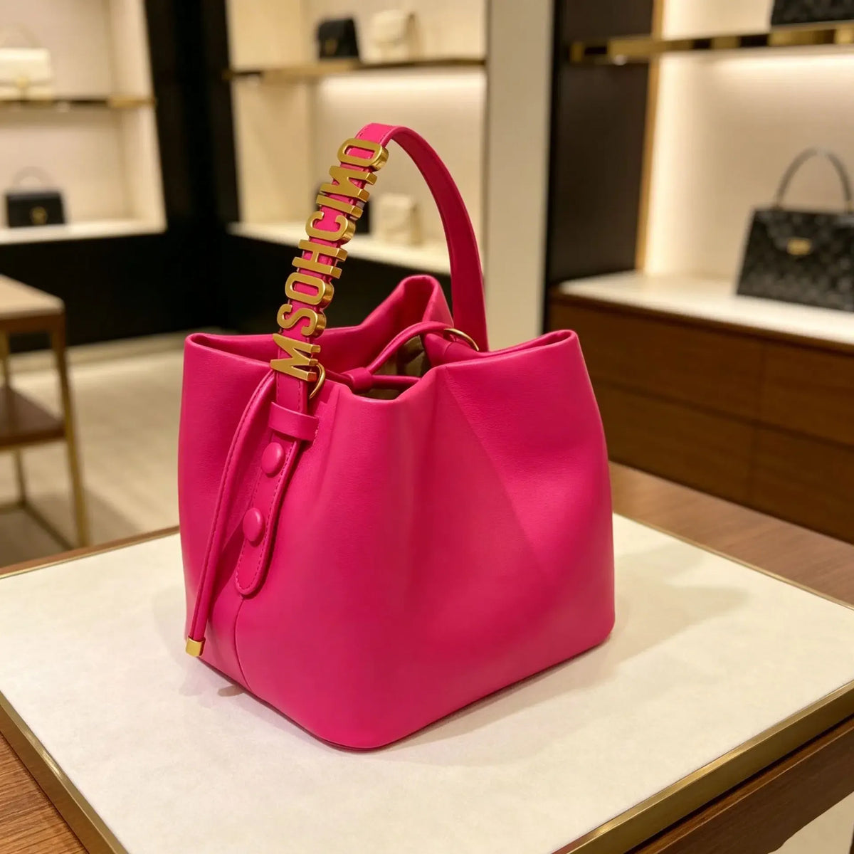 Solid-Colour Diaper Bag with Zip Closure