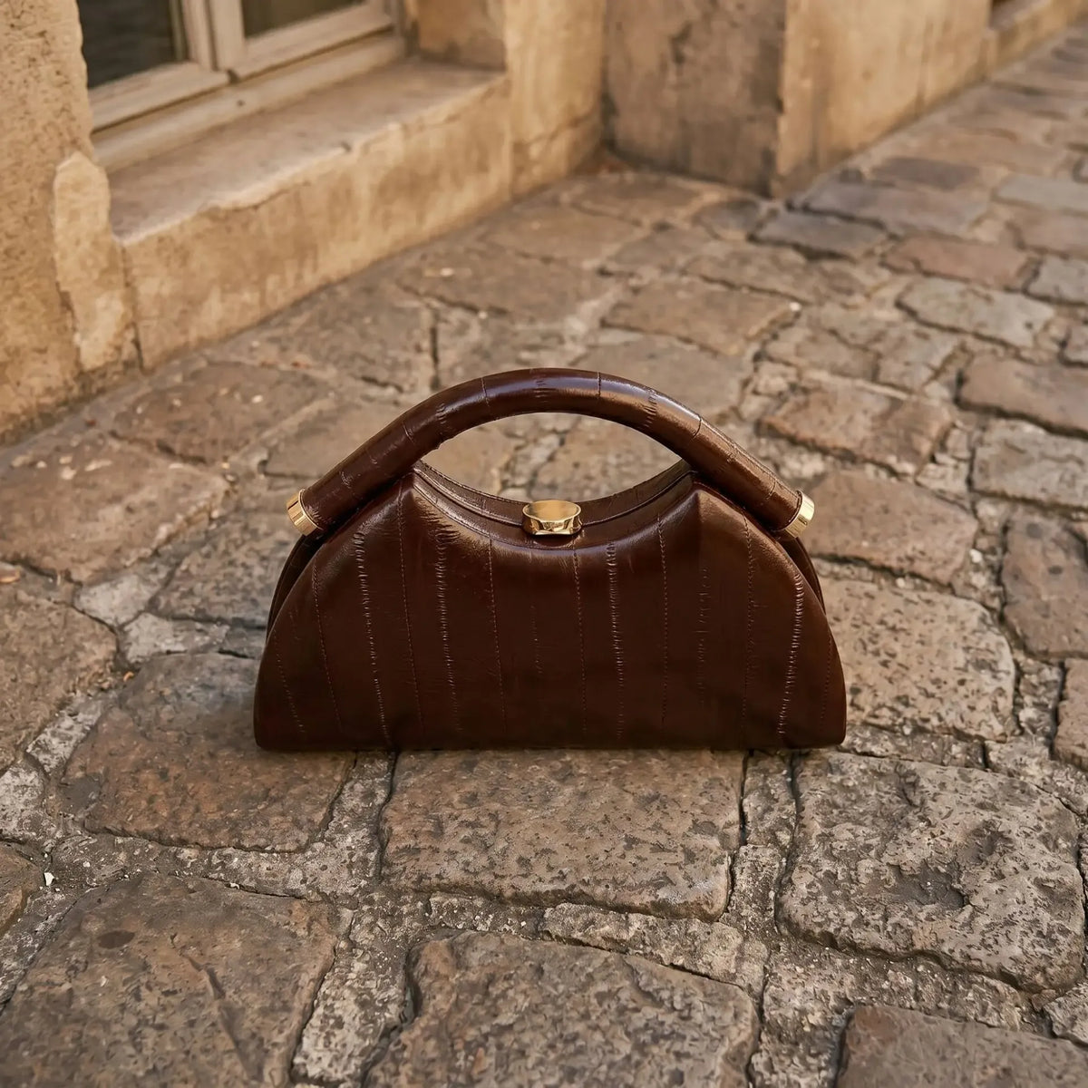 Women's Half-Moon Evening Clutch Bag