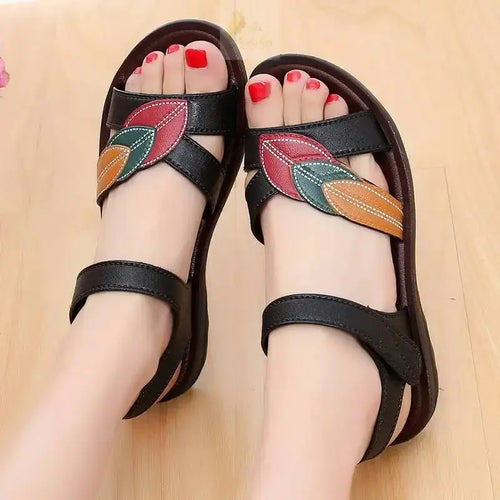 Comfortable Women's Sandals Thick Heel Soft Bottom Anti-Slip LADYLYS