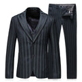 Men's Premium Green 3-Piece Suit – Jacket, Vest & Trousers | Business Casual