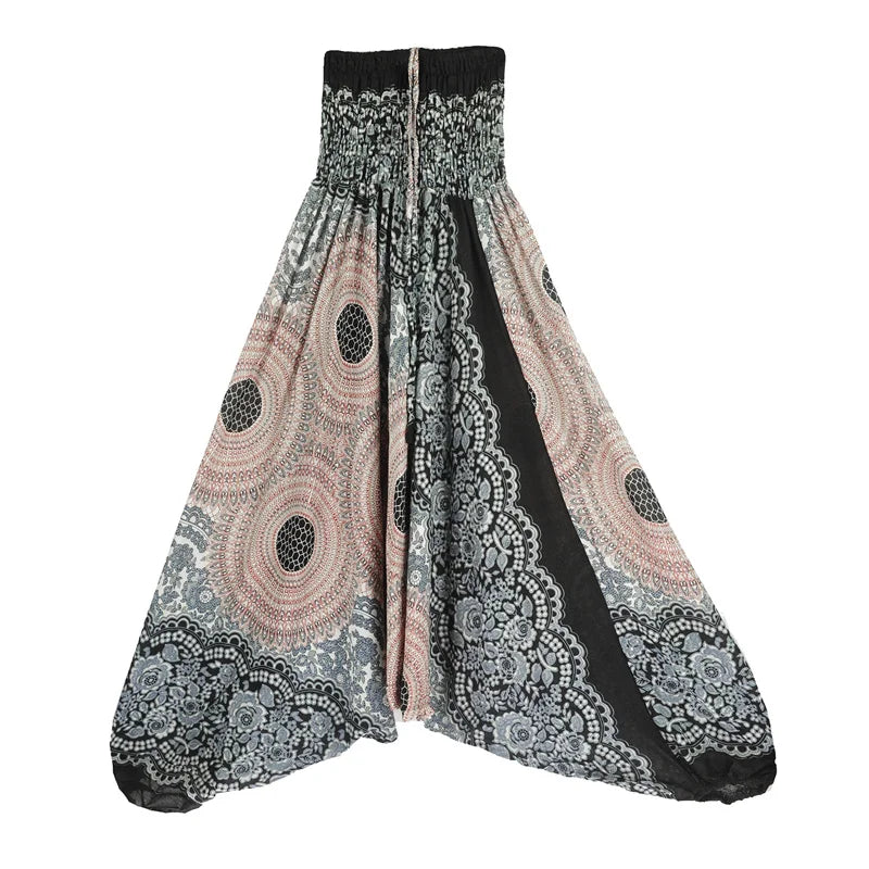 Bohemian Women Pantalones Rayon Harem Baggy Boho Yoga Beach Wear LADYLYS