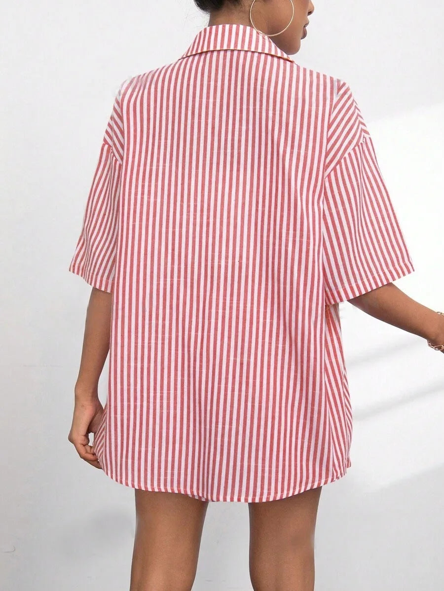 Set for spring and summer, featuring a collared button up cardigan LADYLYS