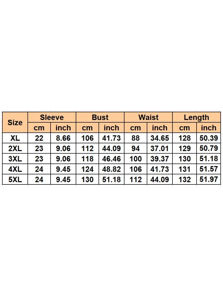 Summer Short Sleeve Street Style Casual 3XL 4XL Big Size Maxi Dress Oversized LADYLYS