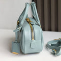 Luxury Top-Handle Handbag – Smooth Genuine Leather Messenger Bag for Women