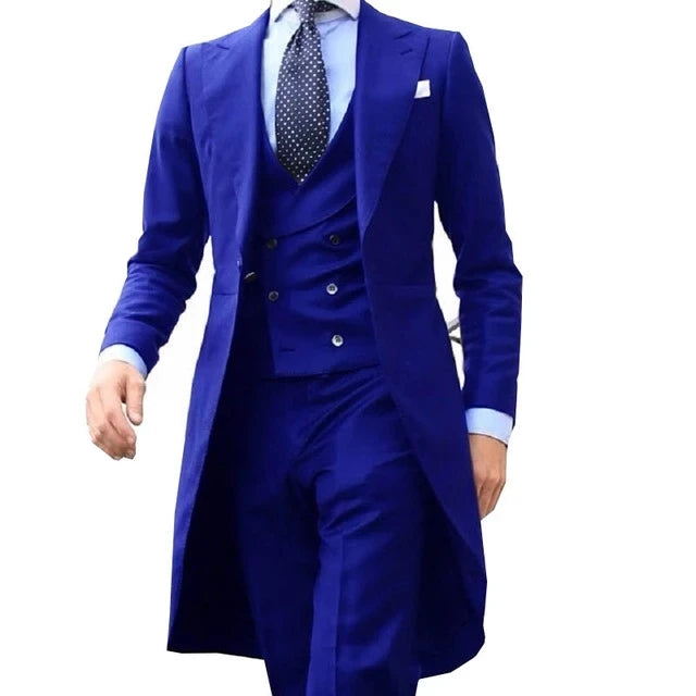 Formal Men Suit Groom, Business Male Tuxedos 3 Piece Set LADYLYS