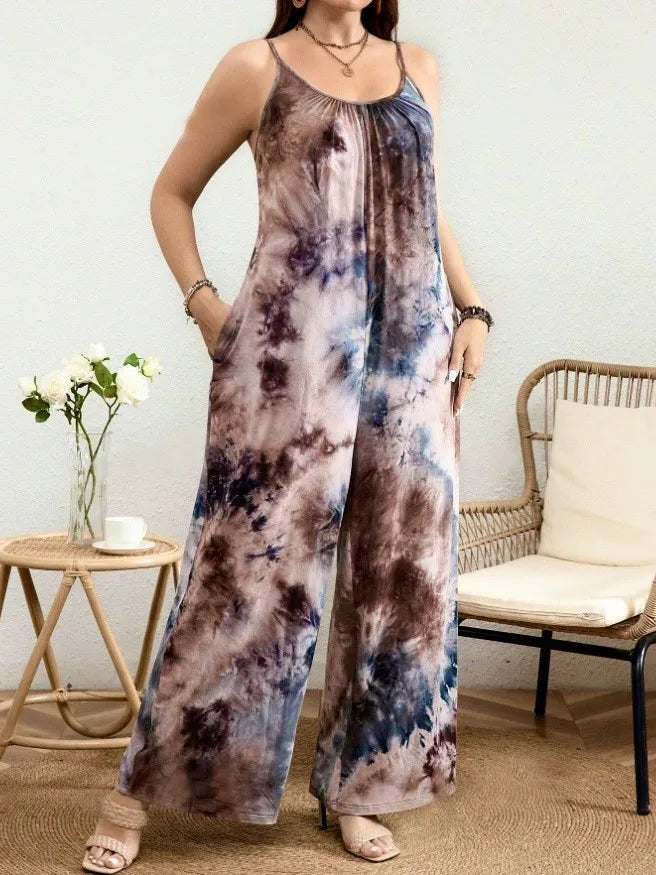 Jumpsuit Printed Casual Pants European Style Fashion LADYLYS
