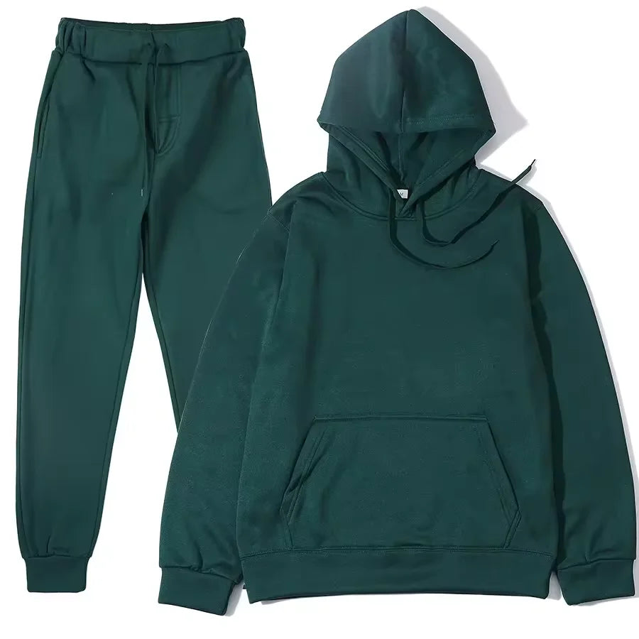 Men's Sportswear Tracksuit Set – Hoodie & Jogger Pants