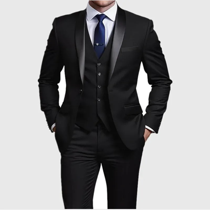 Men's Formal Suit Set – Two or Three Pieces