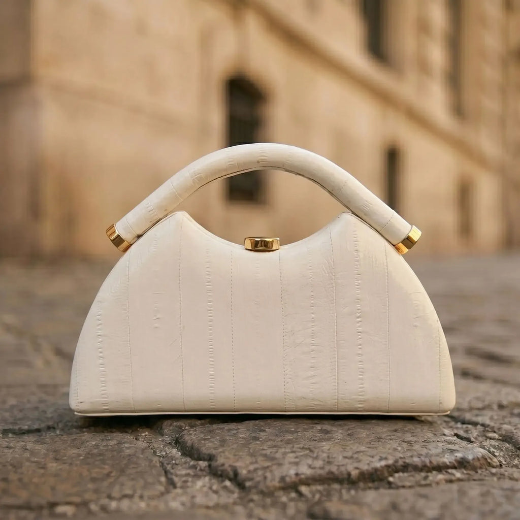 Women's Half-Moon Evening Clutch Bag