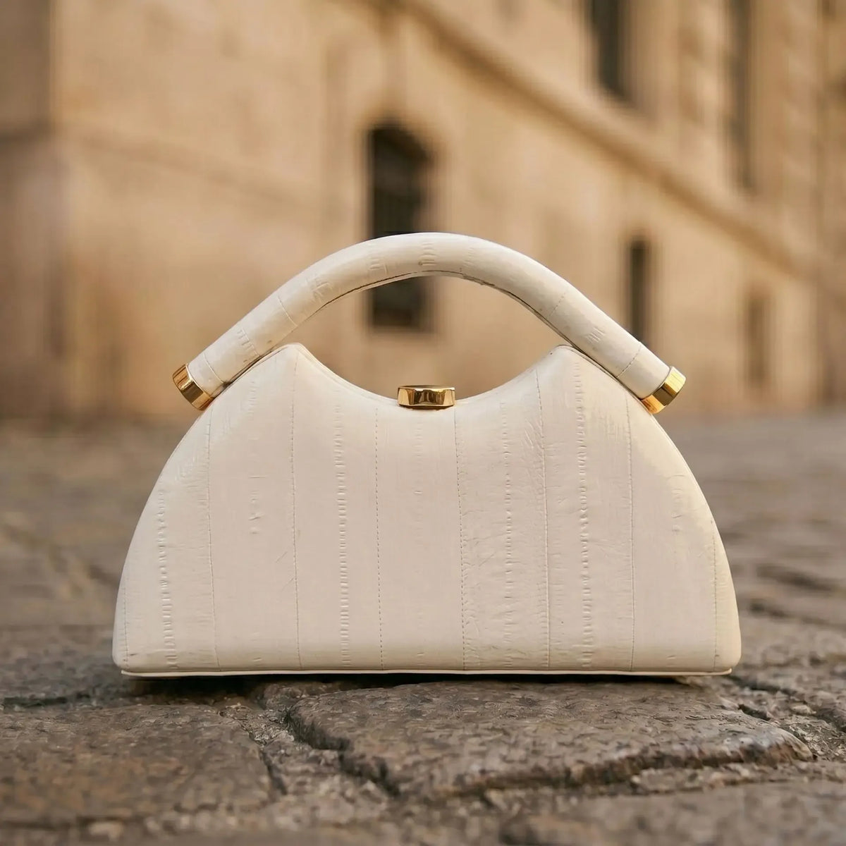 Women's Half-Moon Evening Clutch Bag
