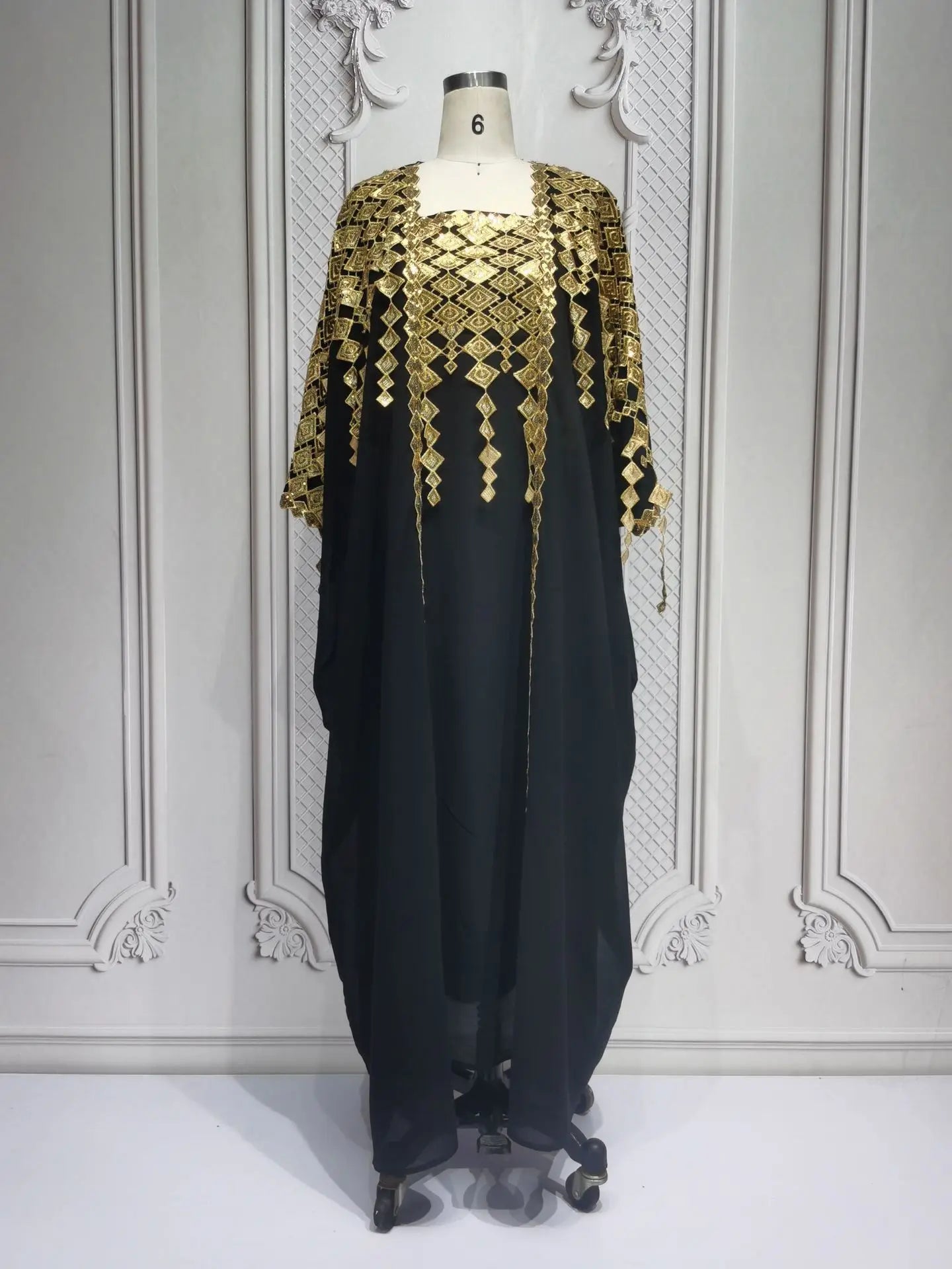 Eid 2 Piece Set with Inner Dress Party Abaya Women Ramadan Cardigan Long Dress Suits Kaftan LADYLYS